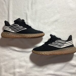 Adidas Sobakov Mens Core Black Chalk White Gum Soccer Sneakers BB7619